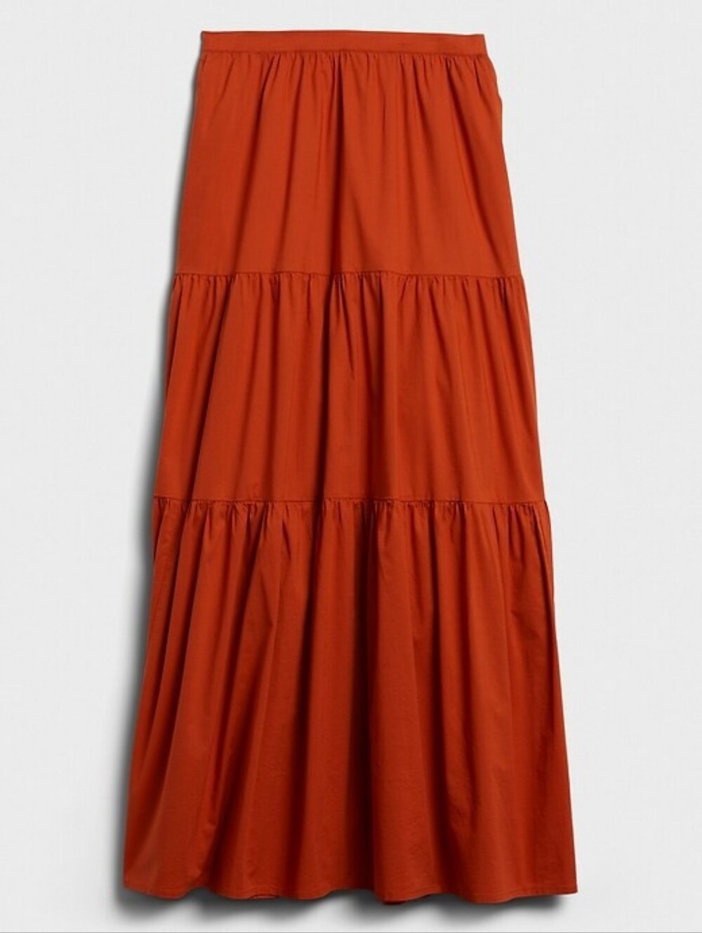 Banana Republic Maxi Skirt - Red Tiered Women's Skirt - Picture 3 of 9